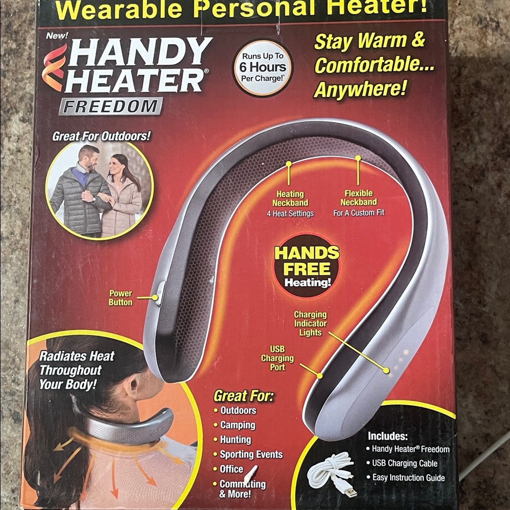 Handy Heater Freedom Wearable Personal Heater